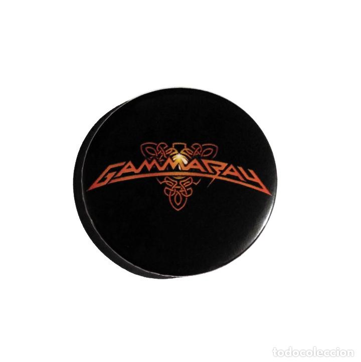Collectible Music: GAMMA RAY - LOGO CHAPA 59mm (CON IMPERDIBLE) - HEAVY METAL