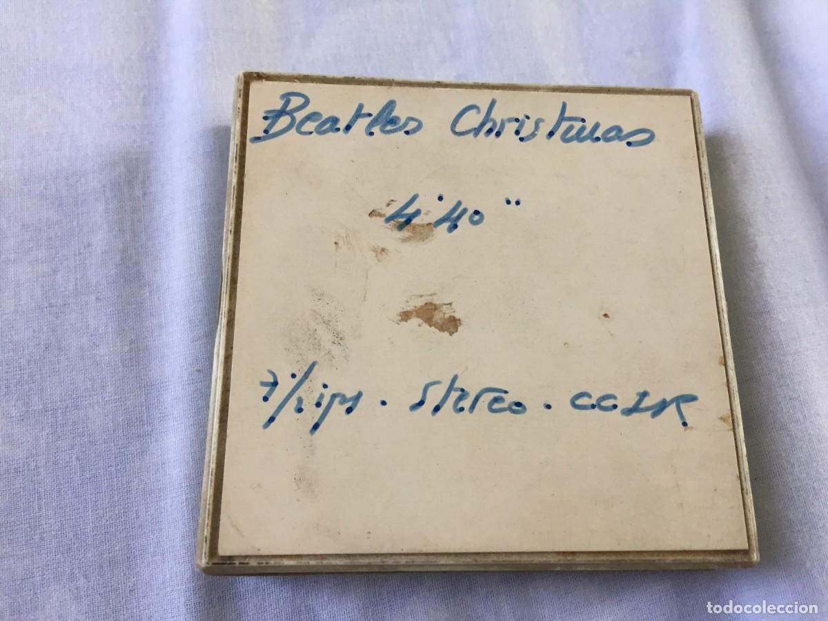 M&uacute;sica de colecci&oacute;n: CINTA BOBINA CON INDICACION DE BEATLES CHRISTMAS - 4.40&rdquo;- STEREO COLOR - PERTENECIENTE A EMISORA