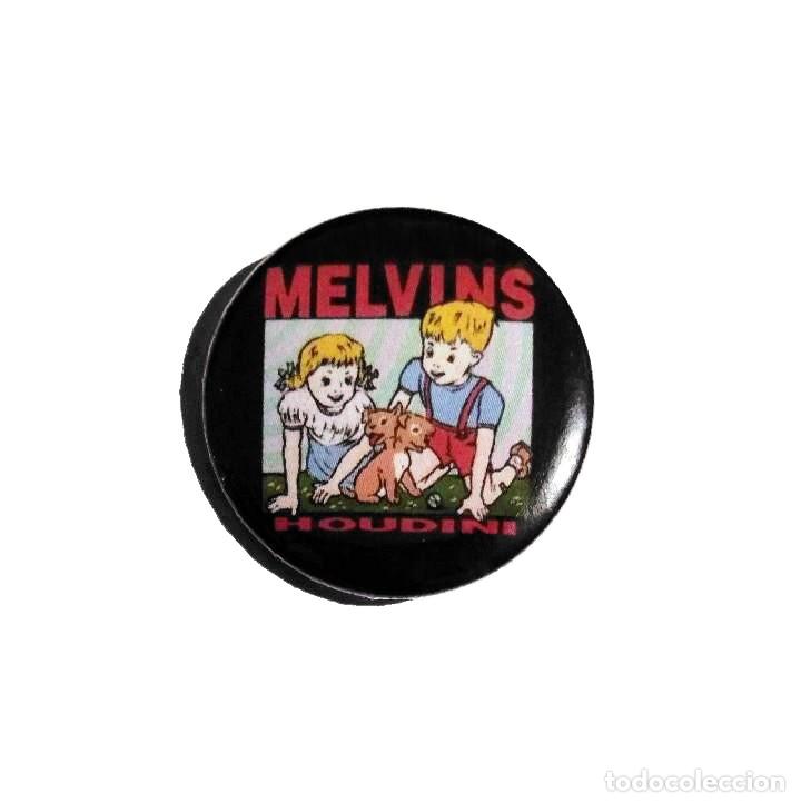 M&uacute;sica de colecci&oacute;n: MELVINS - HOUDINI CHAPA 31mm (CON IMPERDIBLE) - STONER ROCK SLUDGE METAL