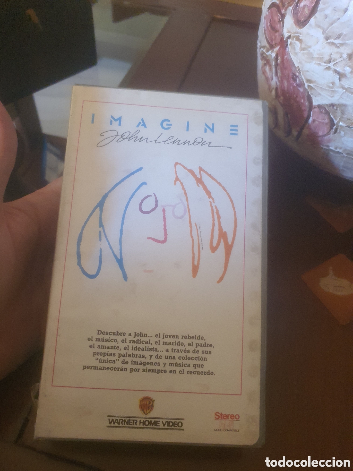 M&uacute;sica de colecci&oacute;n: Cinta vhs JOHN LENNON IMAGINE COMPONENTE THE BEATLES
