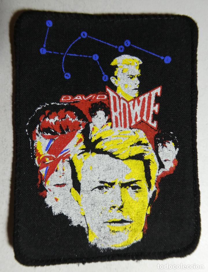 M&uacute;sica de colecci&oacute;n: Parche de Tela Impreso de David Bowie - Foto 1