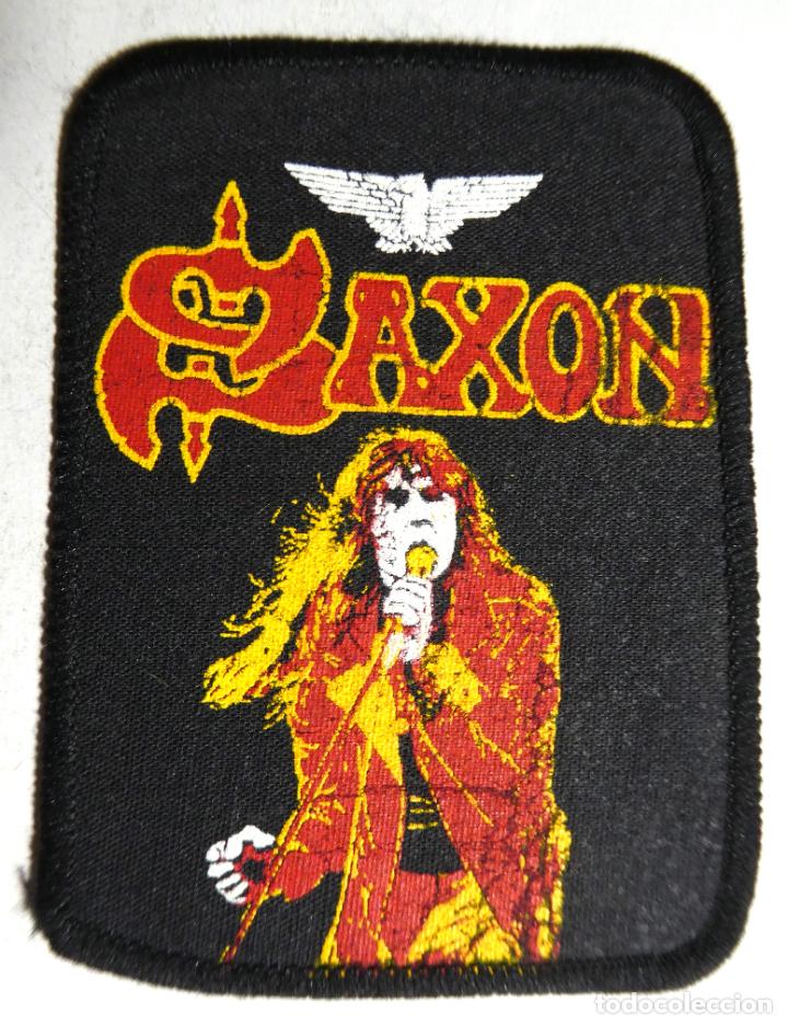 M&uacute;sica de colecci&oacute;n: Parche de Tela Impreso de Saxon - Foto 1