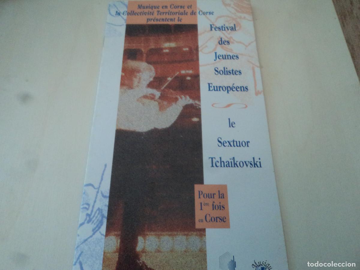 M&uacute;sica de colecci&oacute;n: programacion de festival de jeunes solistes europeens, musique en corse, 1996