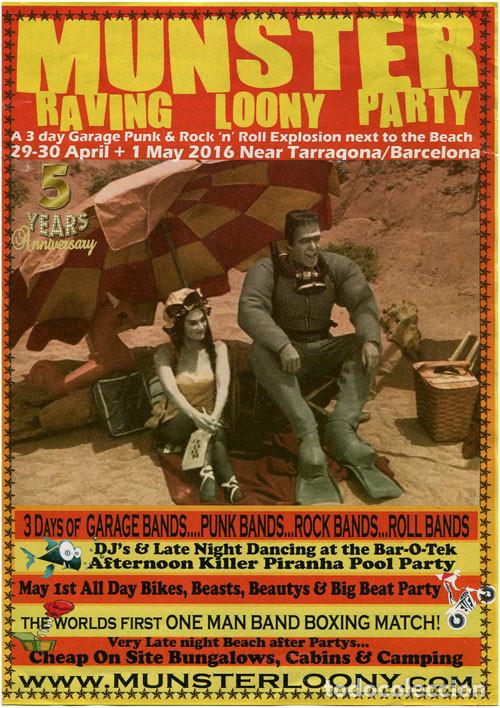Musiksammlung: Munster Raving Loony Party 2016 - Flyer promocional informativo