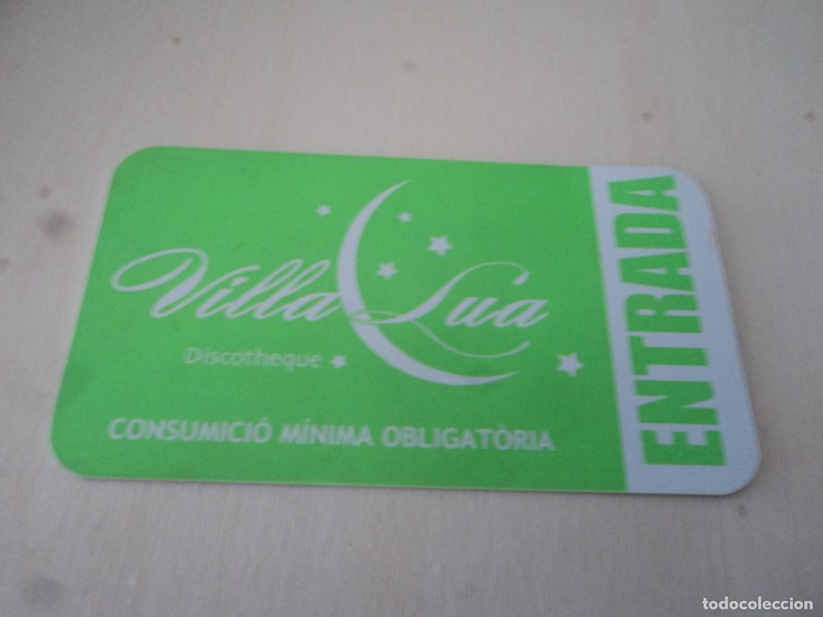 M&uacute;sica de colecci&oacute;n: entrada a dicoteque villa lua de tarrasa