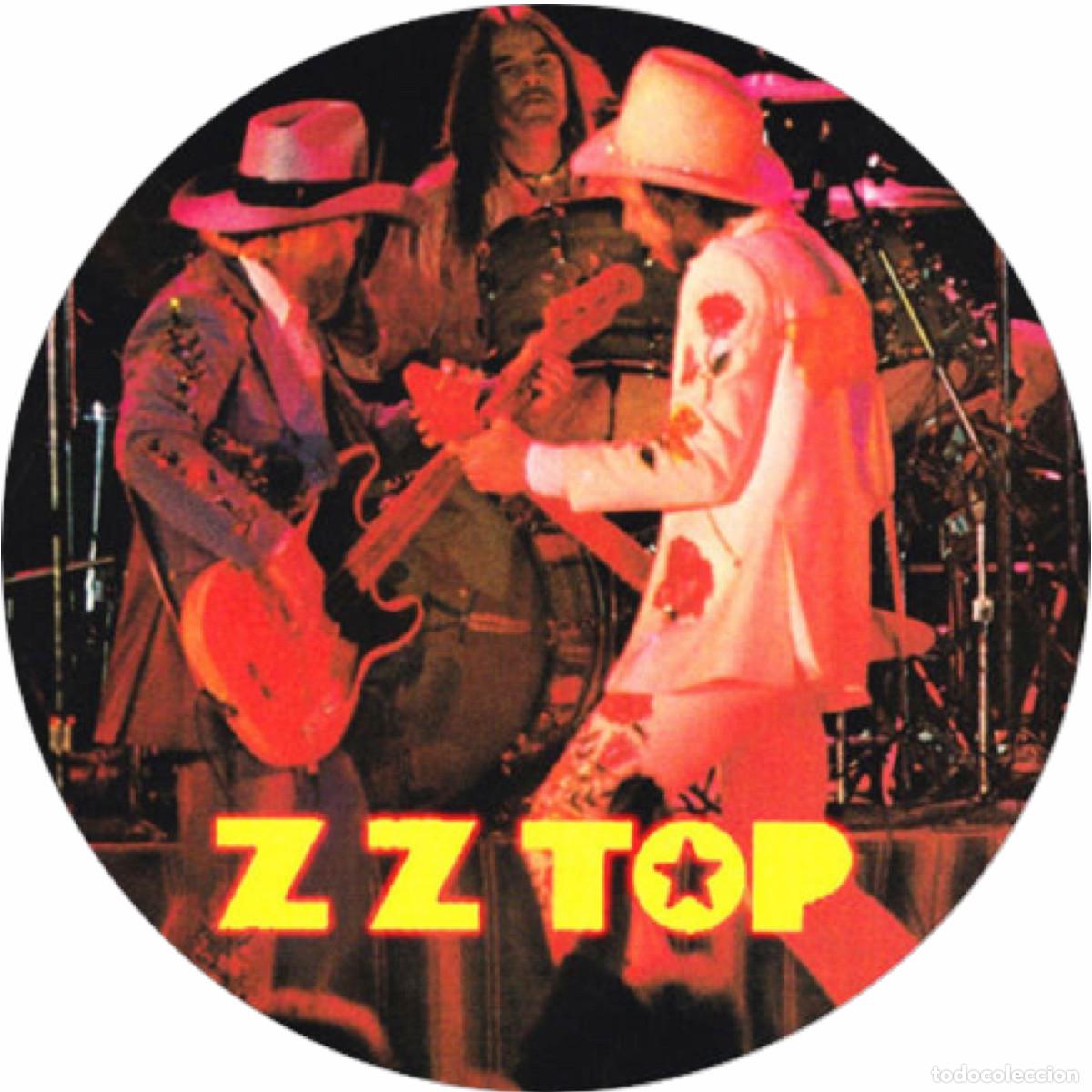 M&uacute;sica de cole&ccedil;&atilde;o: Chapa/Badge ZZ Top .