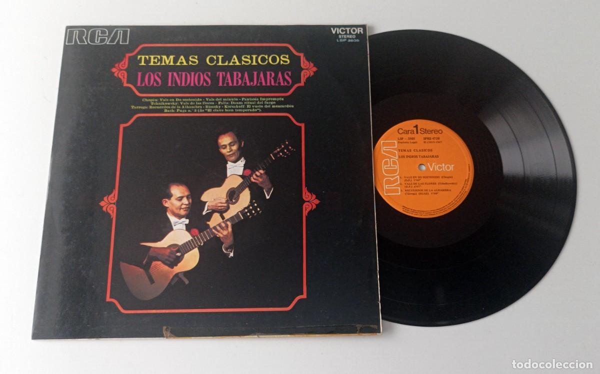 M&uacute;sica de colecci&oacute;n: LP LOS INDIOS TABAJARAS - TEMAS CLASICOS - Foto 1