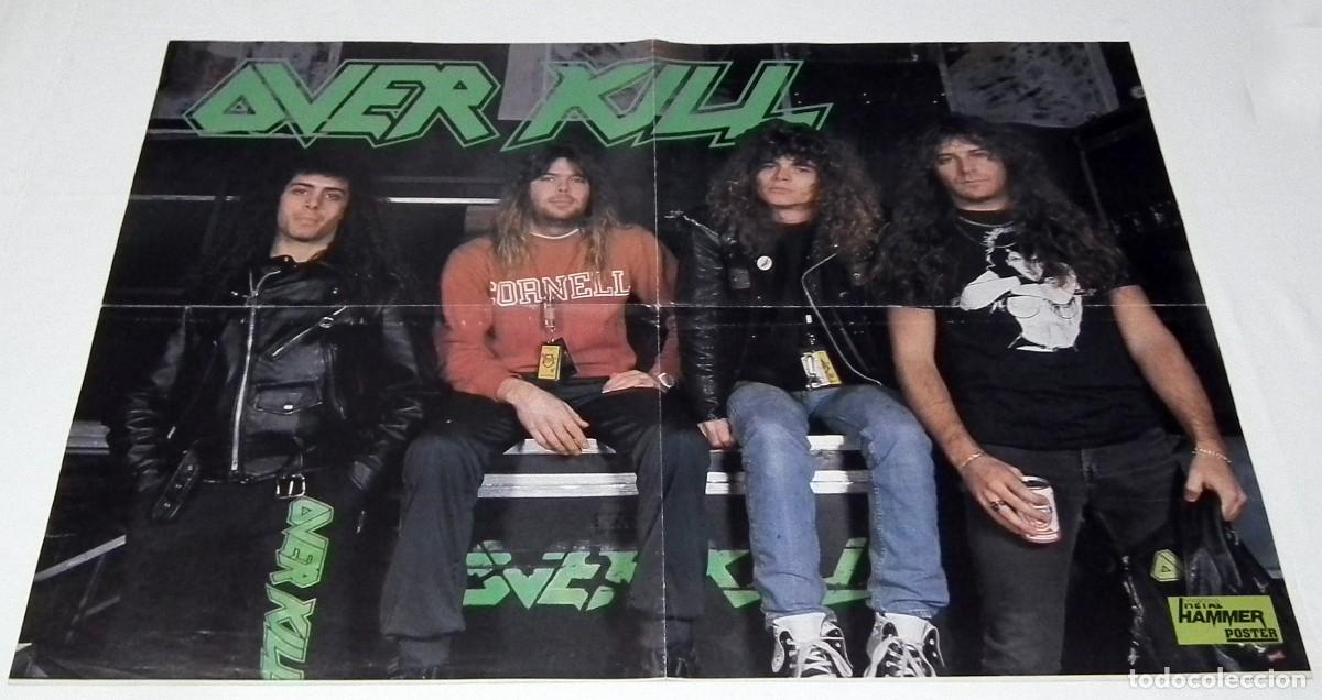 M&uacute;sica de colecci&oacute;n: POSTER HEAVY METAL OVERKILL Y TESLA - Foto 1