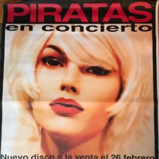 Música de colección: PIRATAS - CARTEL GIRA ULTRASÓNICA 2001, GRAN FORMATO 140X100