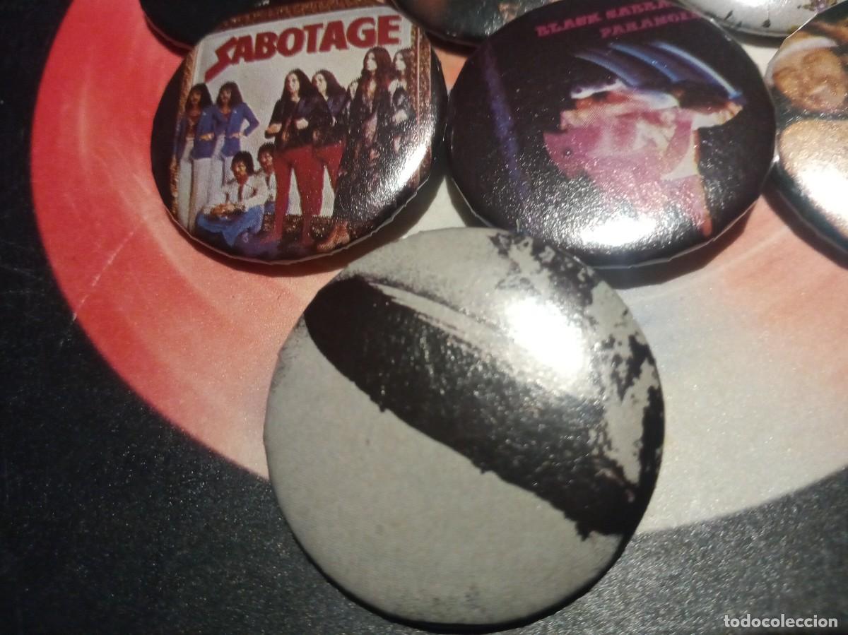 M&uacute;sica de colecci&oacute;n: LOTE DE 7 CHAPAS HARD ROCK INTERNACIONAL. - Foto 3