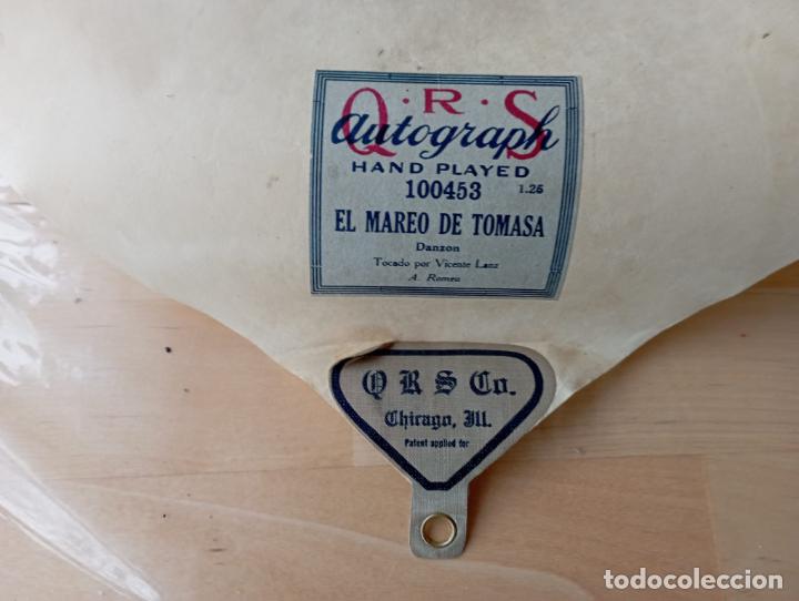 M&uacute;sica de colecci&oacute;n: Rollo para pianola. EL MAREO DE TOMASA. - Foto 1
