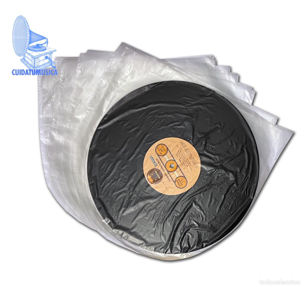 M&uacute;sica de colecci&oacute;n: 100 FUNDAS INTERIORES ANTIEST&Aacute;TICAS PARA VINILOS LP Y MAXI - REDONDAS - SIN PAPEL