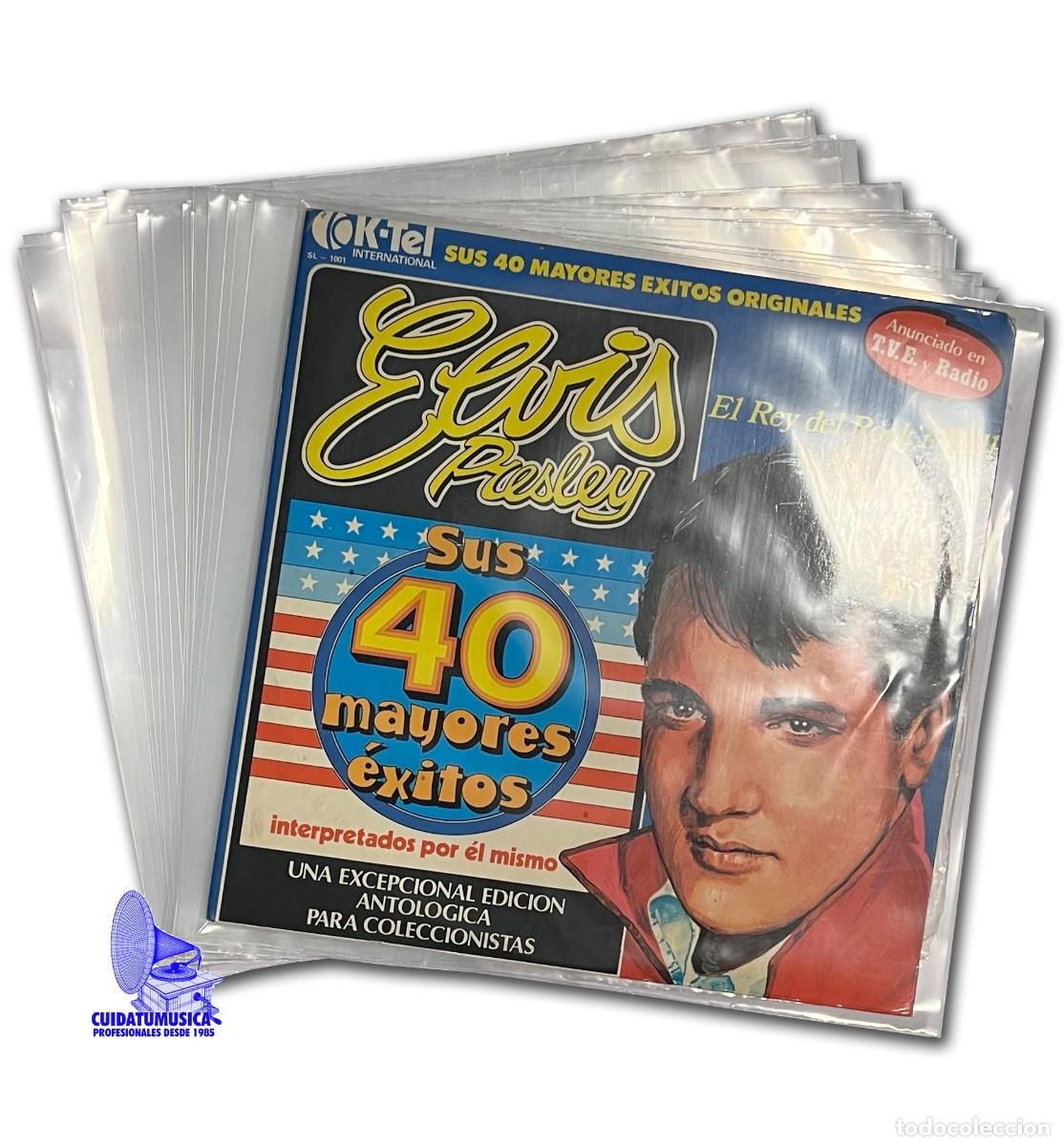 100 FUNDAS EXTERIORES GALGA 400 PARA DISCOS DE VINILO LP 12 32 x 32 -  NUEVAS