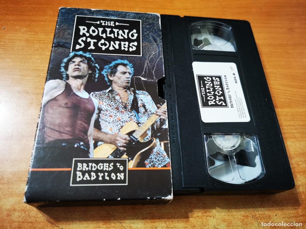 M&uacute;sica de colecci&oacute;n: THE ROLLING STONES Briges to Babylon VHS PROMO ESPA&Ntilde;A FECHAS GIRA