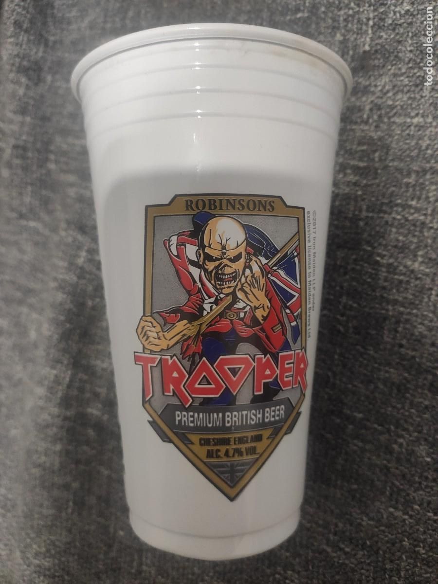 M&uacute;sica de colecci&oacute;n: Vaso Iron Maiden cerveza Trooper