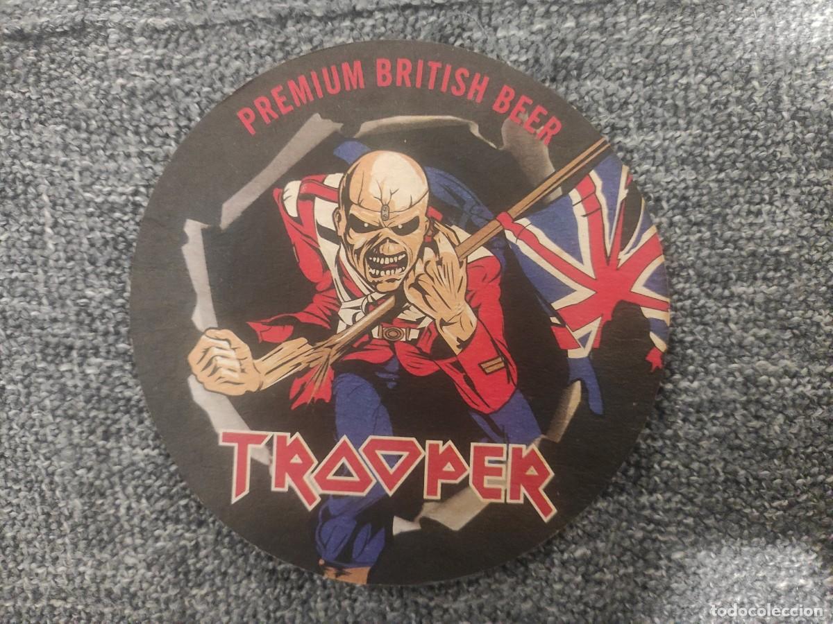 M&uacute;sica de colecci&oacute;n: Posavasos Iron Maiden cerveza Trooper