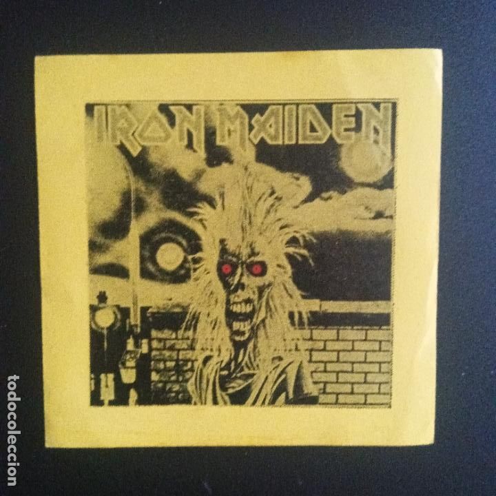 M&uacute;sica de colecci&oacute;n: IRON MAIDEN - PEGATINA ORIGINAL 80'S - MERCHANDISE MUSICA HEAVY METAL -