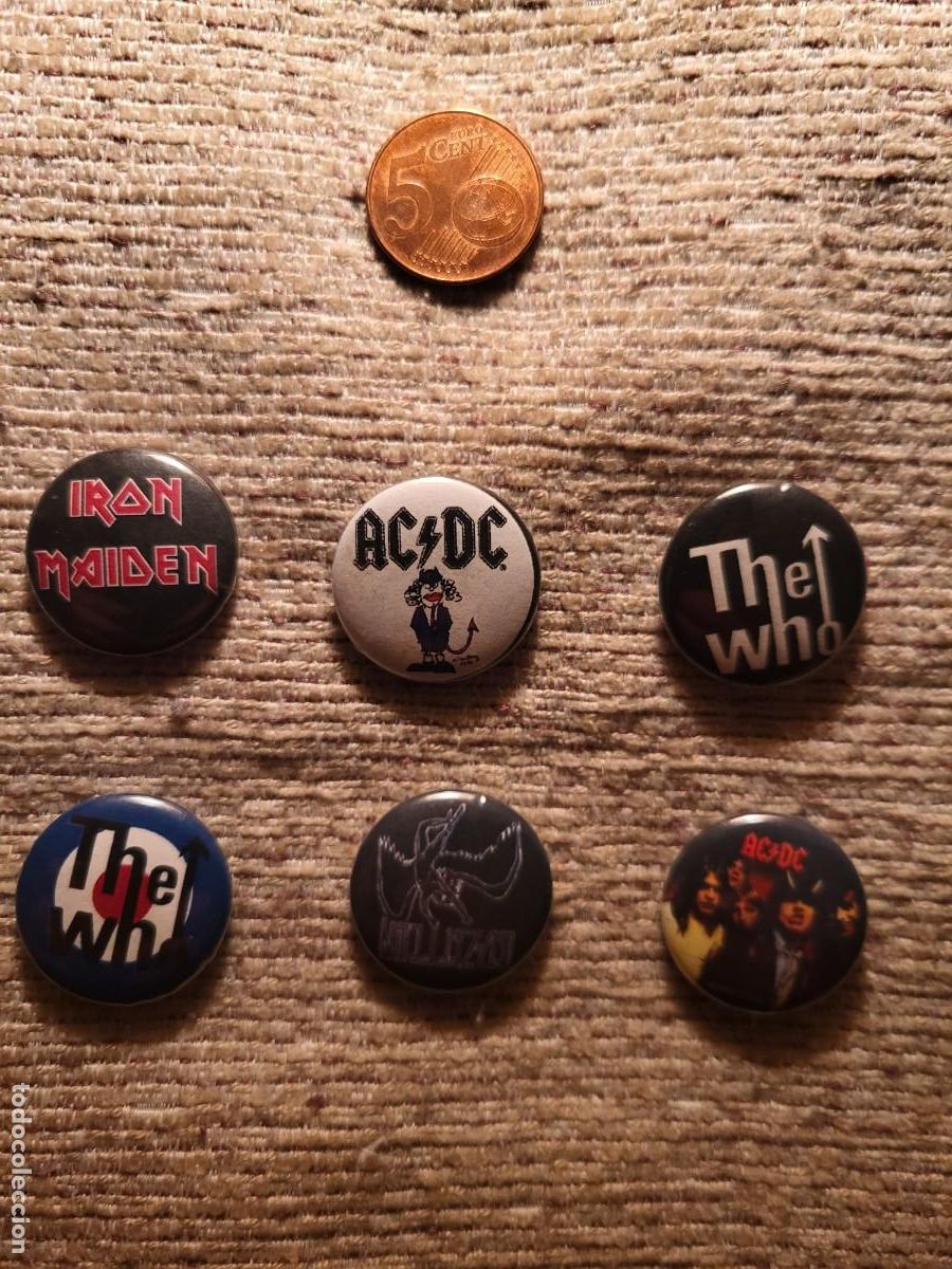 M&uacute;sica de colecci&oacute;n: 6 CHAPAS ROCK AND ROLL - Foto 1
