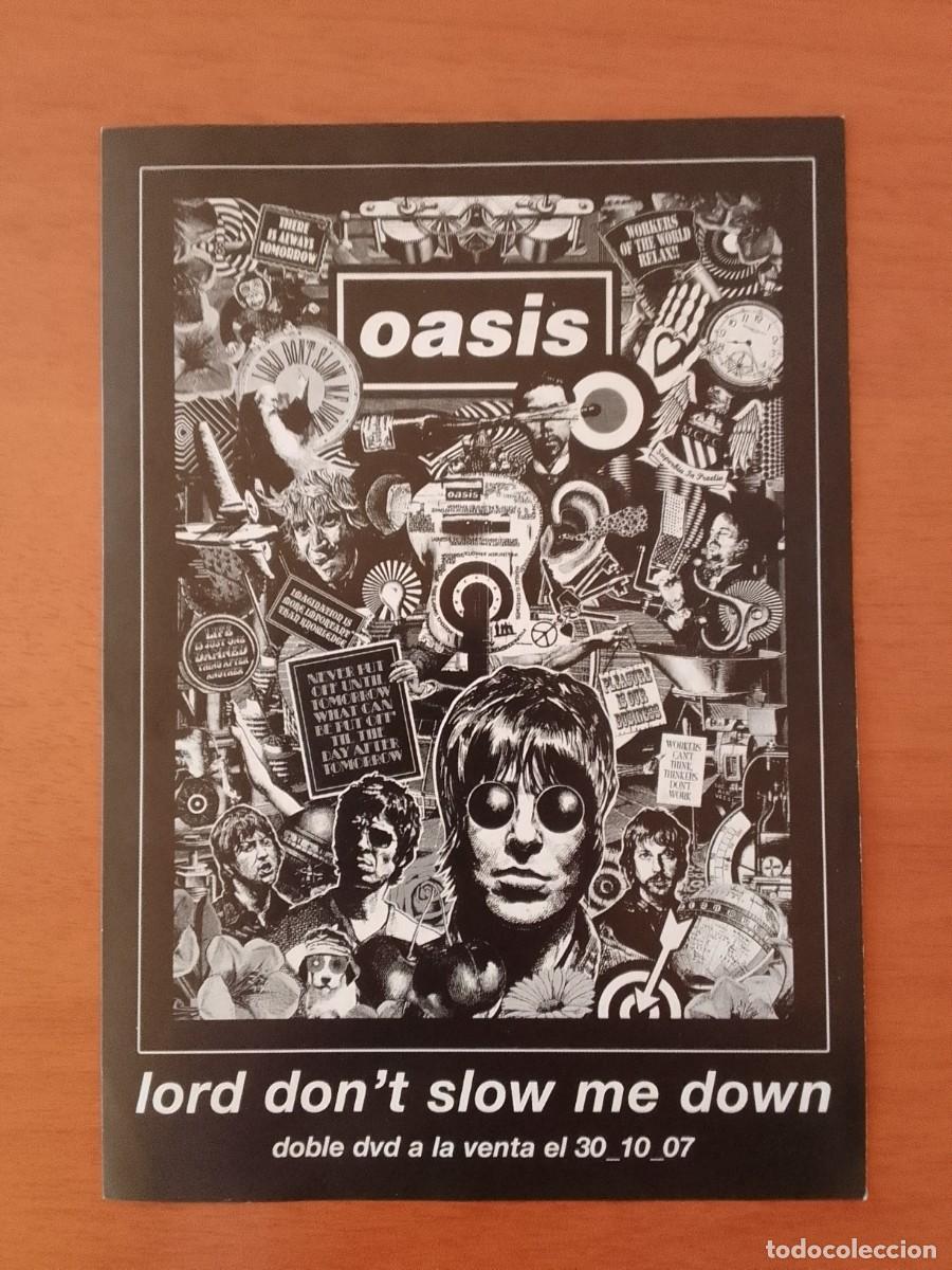M&uacute;sica de colecci&oacute;n: FLYER OASIS. LORD DONT SLOW ME DOWN. - Foto 2