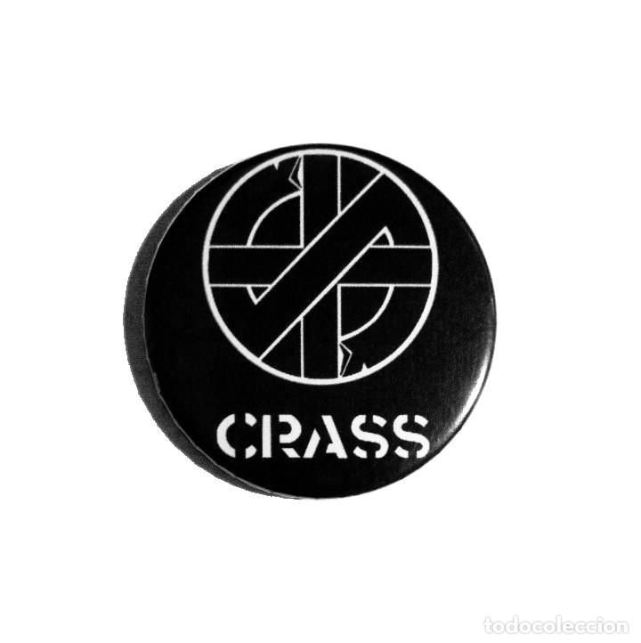 Musique de collection: CRASS - LOGO IM&Aacute;N NEVERA 59MM - PUNK