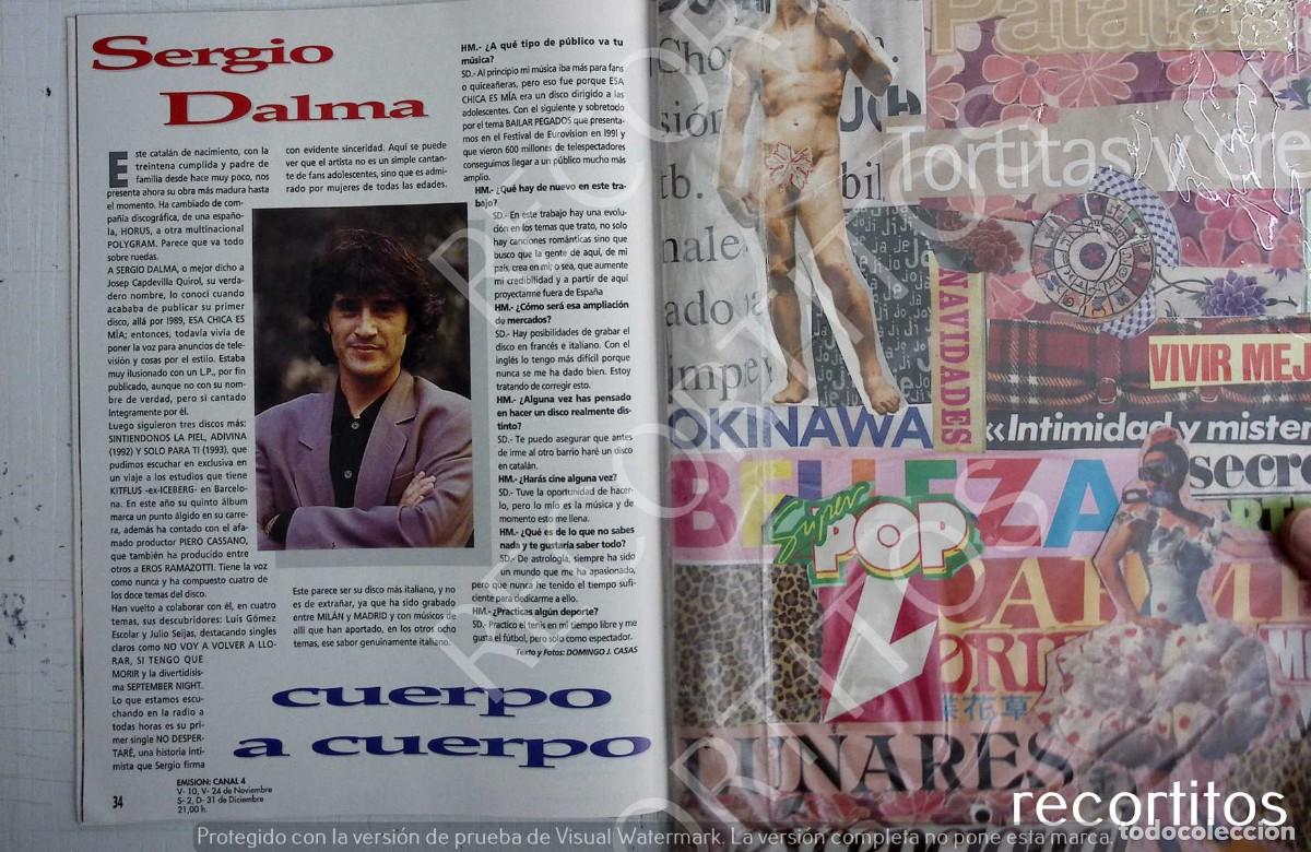 M&uacute;sica de colecci&oacute;n: sergio dalma - Foto 1