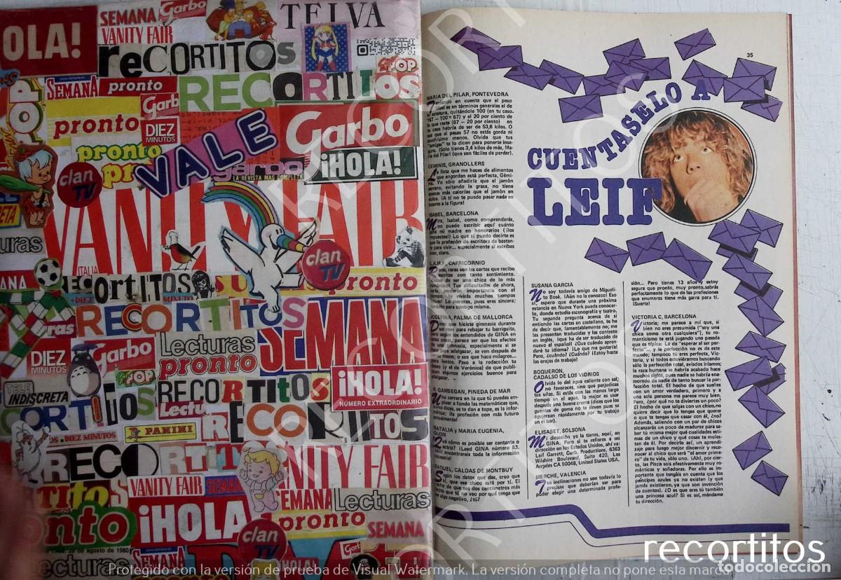 M&uacute;sica de colecci&oacute;n: leif garrett