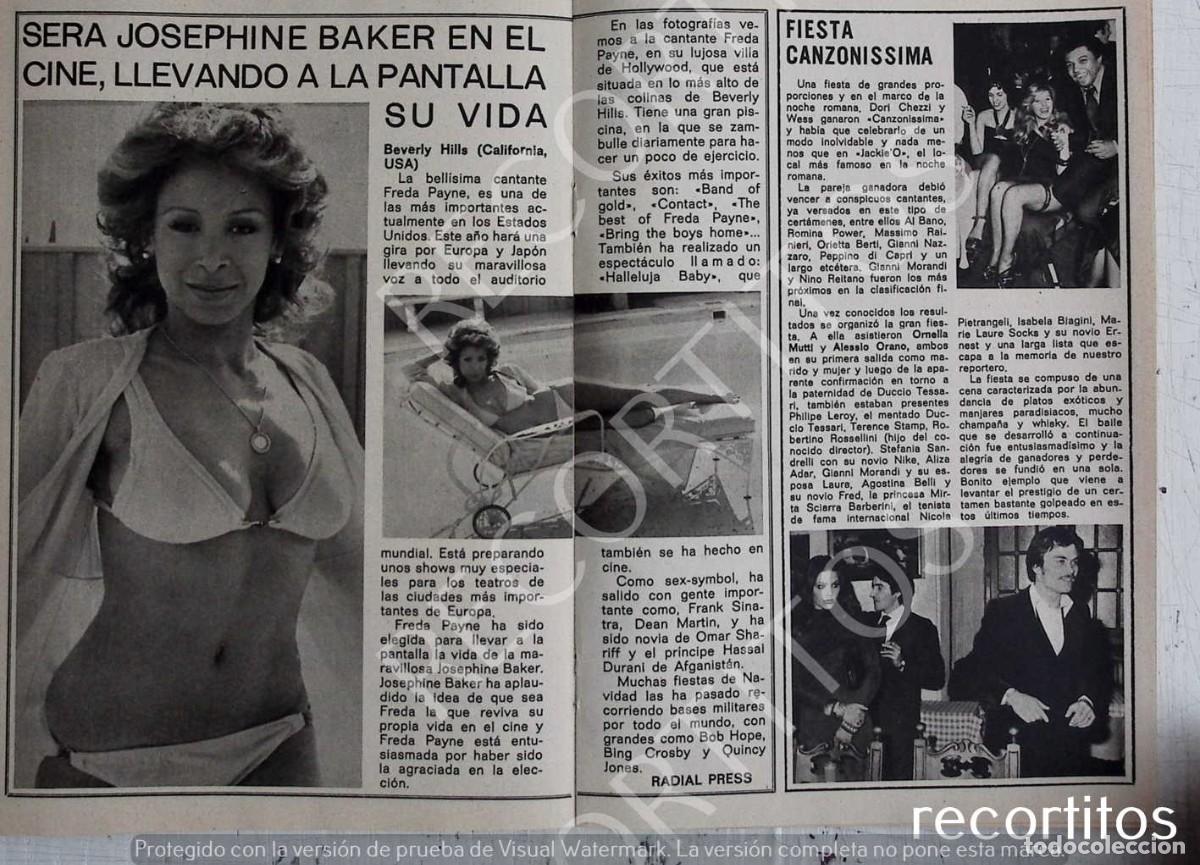 Collectible Music: freda payne josephine baker alessio orano ornella mutti