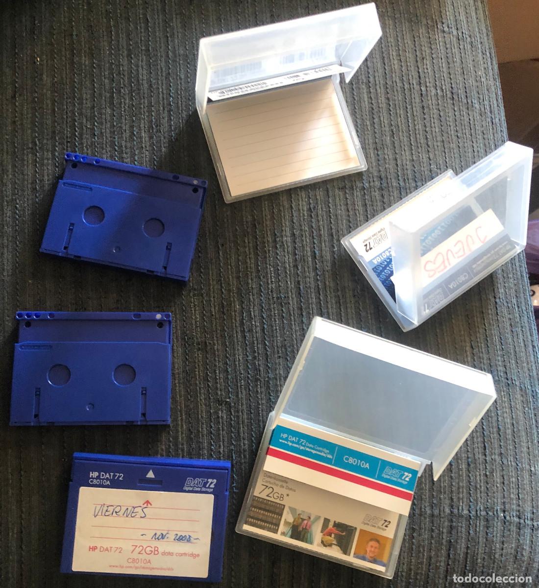 M&uacute;sica de cole&ccedil;&atilde;o: 3 cintas Digital Audio Tape DAT. Grabables. 72 GB cada una. Marca HP. Buen estado.