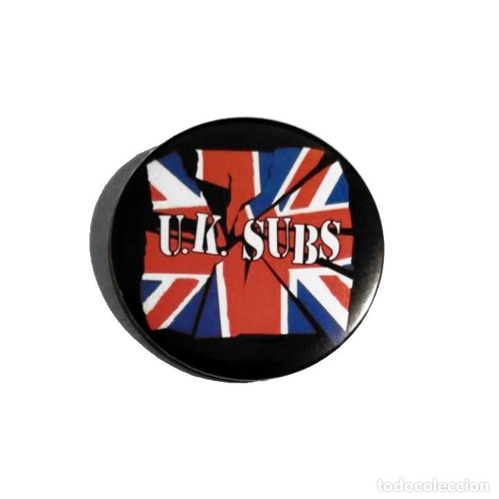 Musique de collection: U.K. SUBS - LOGO IM&Aacute;N NEVERA 59MM - PUNK