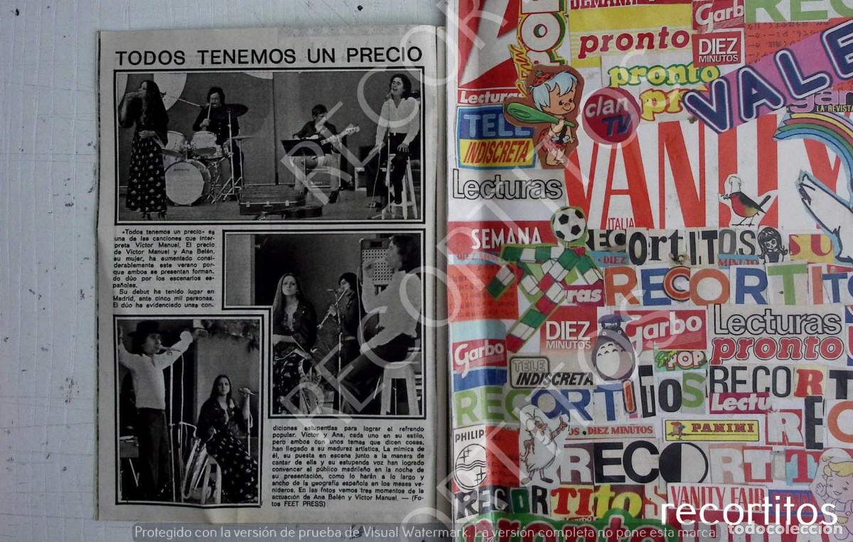 M&uacute;sica de colecci&oacute;n: ANA BELEN VICTOR MANUEL - Foto 1