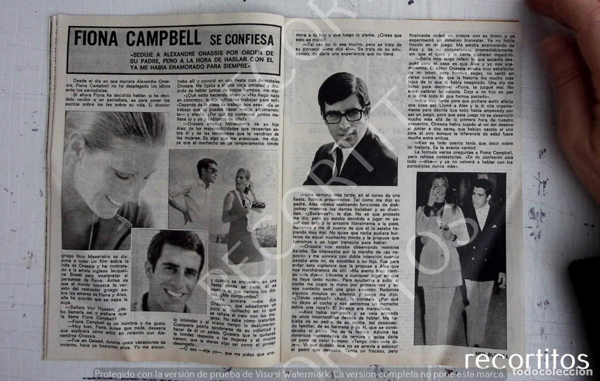 M&uacute;sica de colecci&oacute;n: FIONA CAMPBELL ALEX ONASSIS - Foto 1