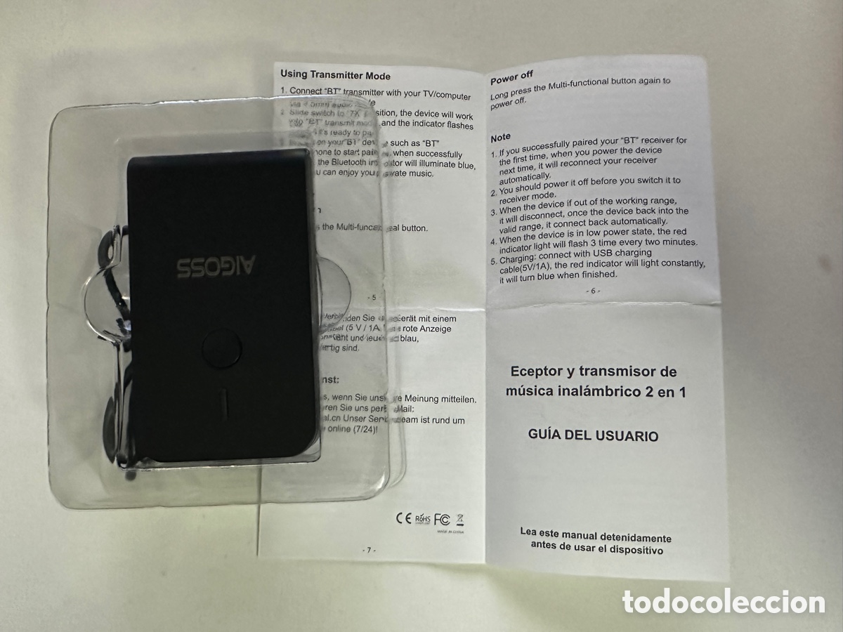 M&uacute;sica de colecci&oacute;n: AUDIO RECEPTOR Y TRANSMISOR 3 EN 1 A ESTRENAR - Foto 6