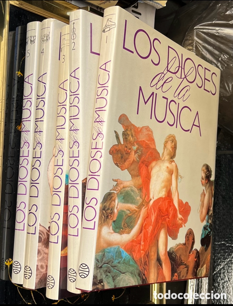 Musica di collezione: Enciclopedia LOS DIOSES DE LA M&Uacute;SICA. 1989.