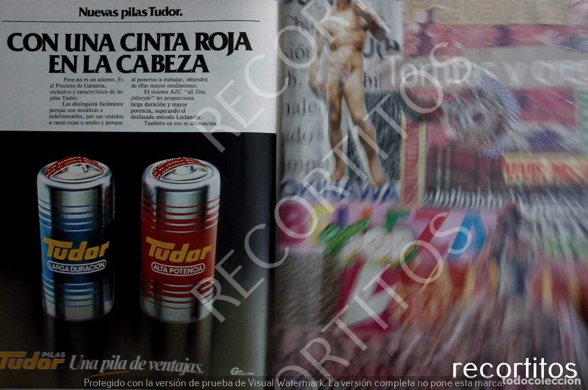 Musique de collection: PILAS tudor baterias anuncio publicidad