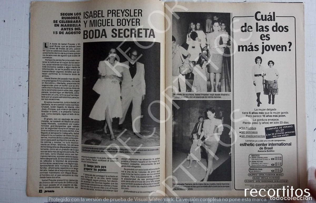 M&uacute;sica de colecci&oacute;n: ISABEL PREYSLER