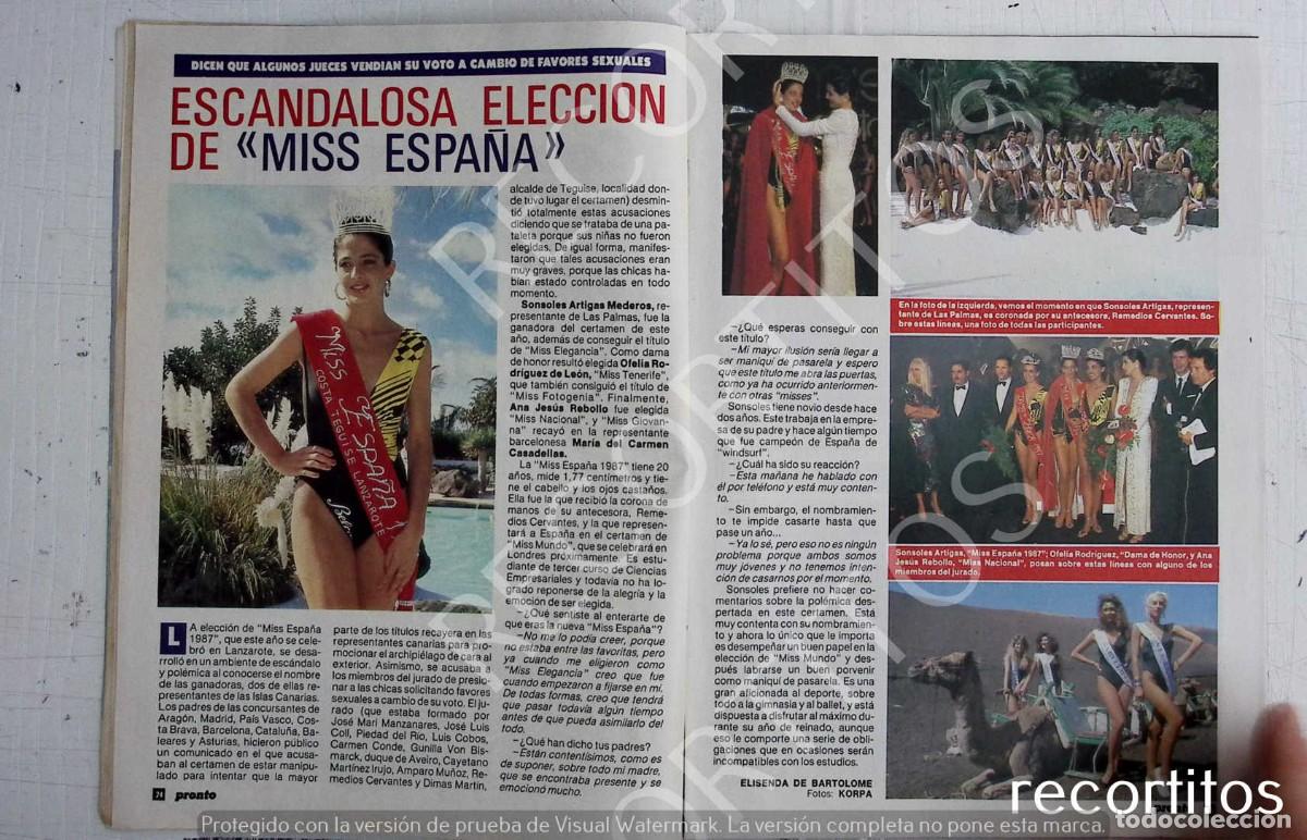 Musique de collection: SONSOLES ARTIGAS MISS ESPA&Ntilde;A