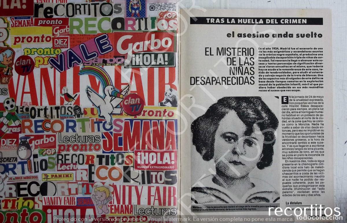 M&uacute;sica de colecci&oacute;n: tras la huella del crimen el MISTERIO DE LAS NI&Ntilde;AS DESAPARECIDAS