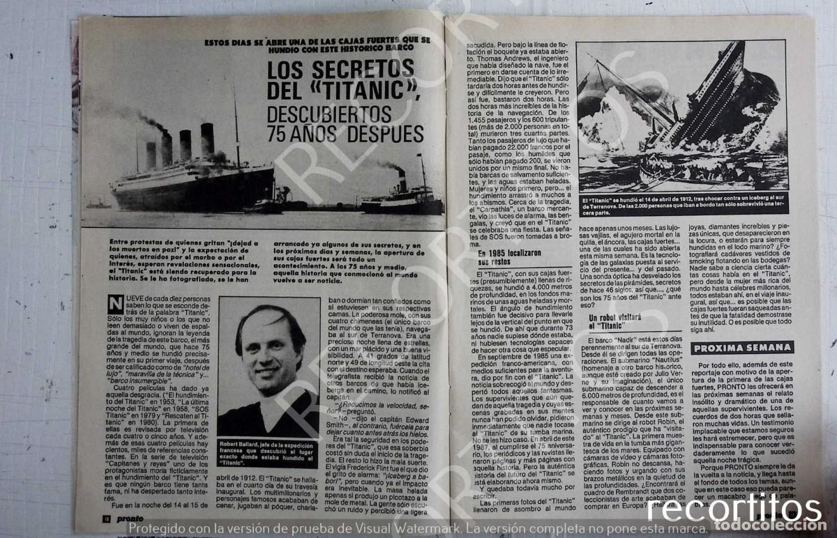 Musique de collection: LOS SECRETOS DEL TITANIC