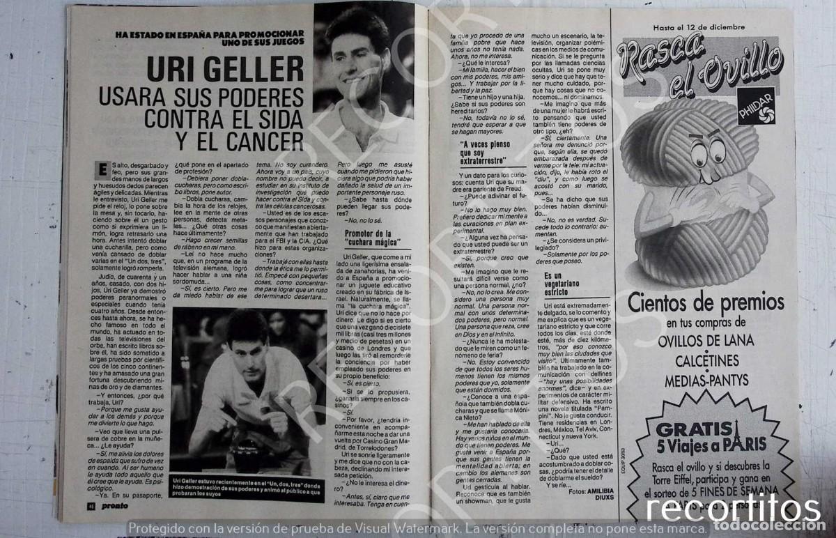M&uacute;sica de colecci&oacute;n: URI GELLER