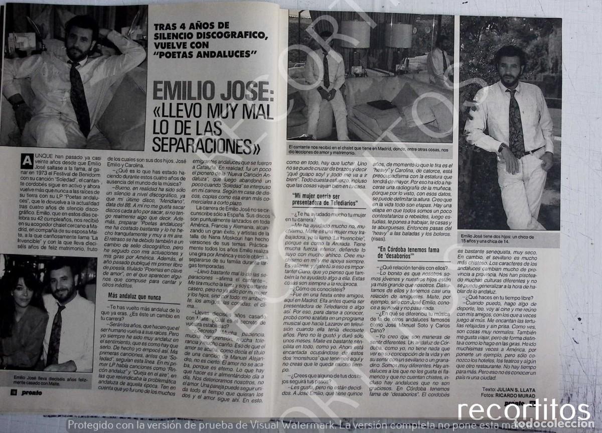 M&uacute;sica de colecci&oacute;n: EMILIO JOSE
