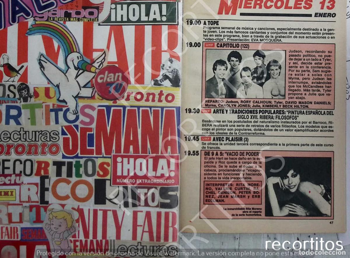 M&uacute;sica de cole&ccedil;&atilde;o: CAPITOLIO RITA MORENO RORY CALHOUN DAVID MASON DANIELS CAROLUN JONES