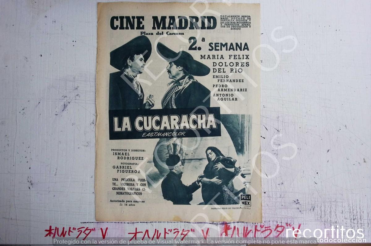 Musiksammlung: MARIA FELIX DOLORES DEL RIO EMILIO FERNANDEZ PEDRO ARMENDARIZ LA CUCARACHA