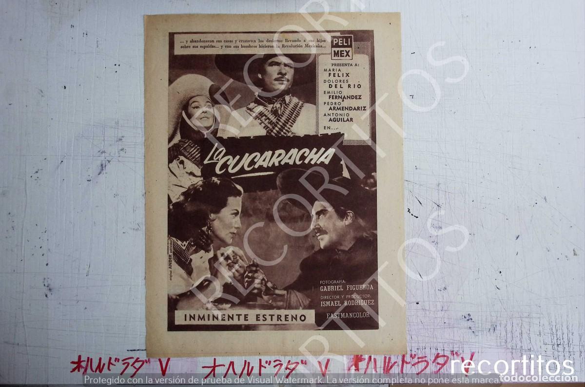 Collectible Music: MARIA FELIX DOLORES DEL RIO EMILIO FERNANDEZ PEDRO ARMENDARIZ LA CUCARACHA