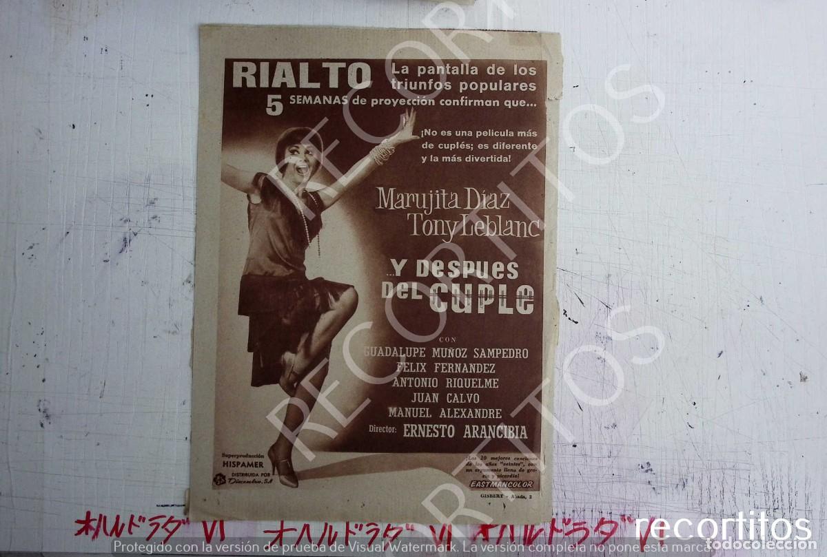 Musiksammlung: MARUJITA DIAZ Y DESPUES DEL CUPLE