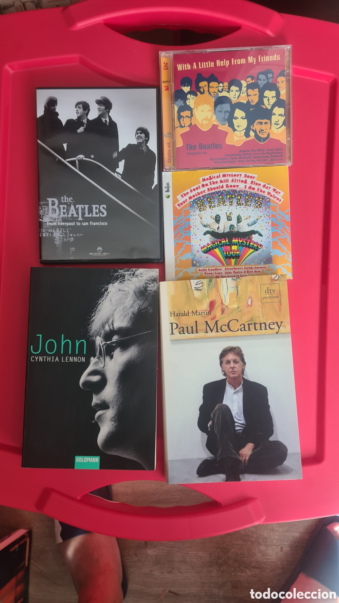 M&uacute;sica de colecci&oacute;n: Set Beatles, discos, DVD, libros - Foto 1