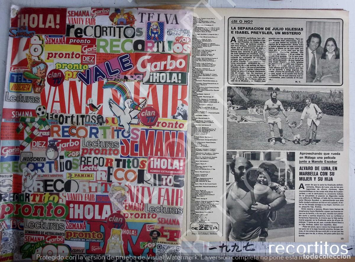 M&uacute;sica de colecci&oacute;n: alvaro de luna julio iglesias isabel preysler