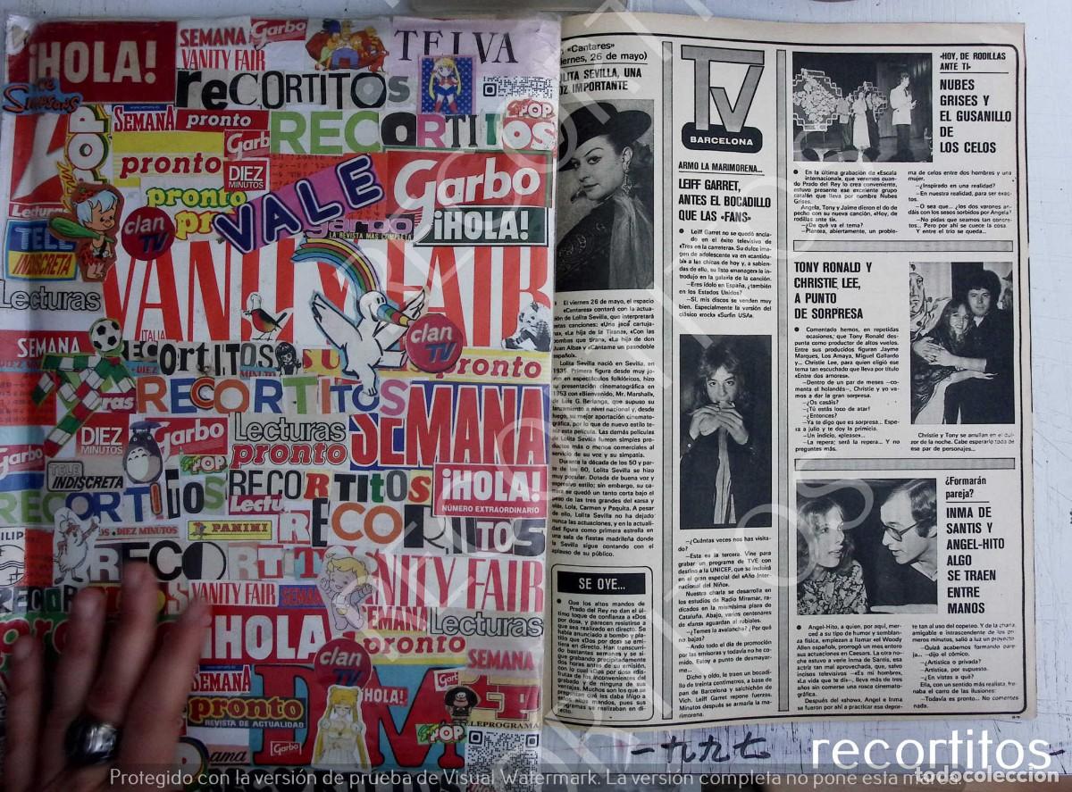 Musica di collezione: lolita sevilla leif garrett garret inma de santis tony ronald nubes grises