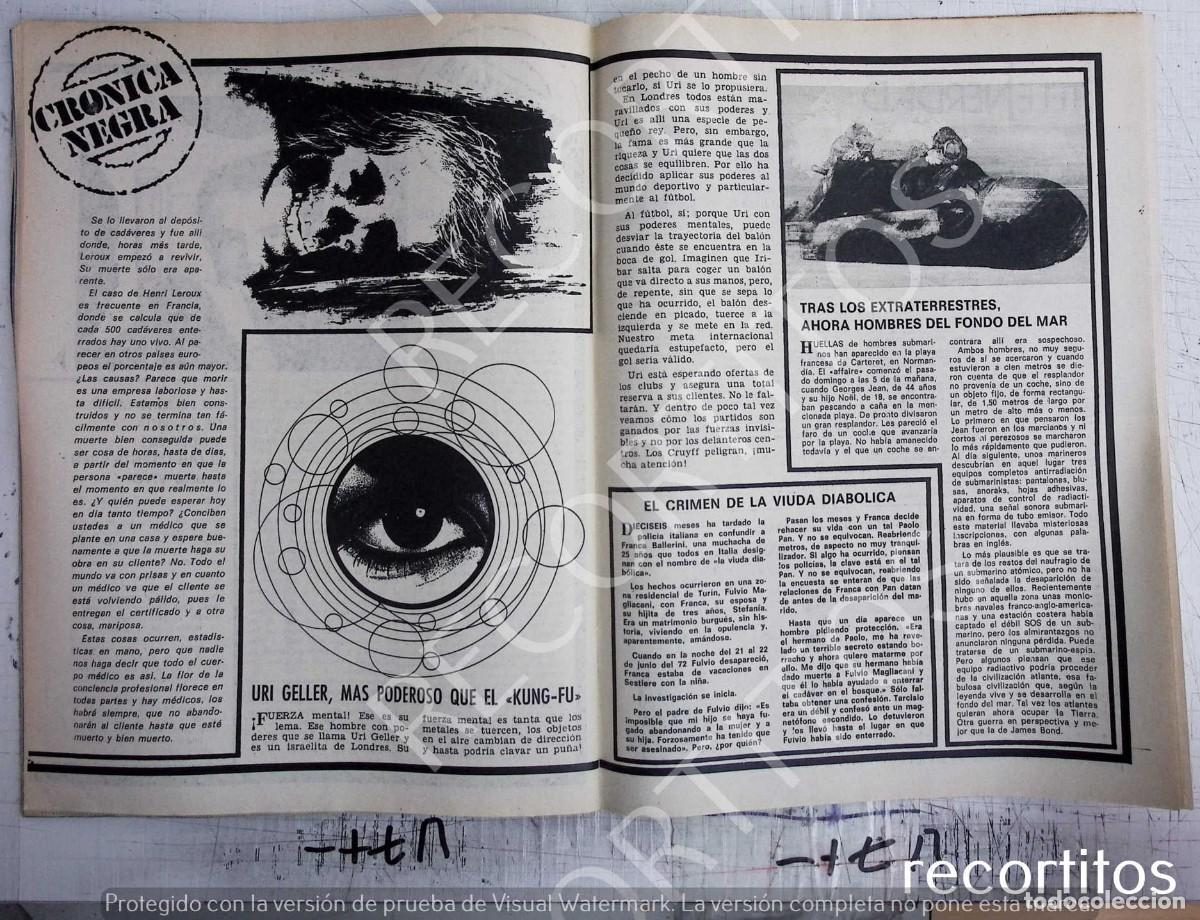 M&uacute;sica de colecci&oacute;n: CRONICA NEGRA URI GELLER