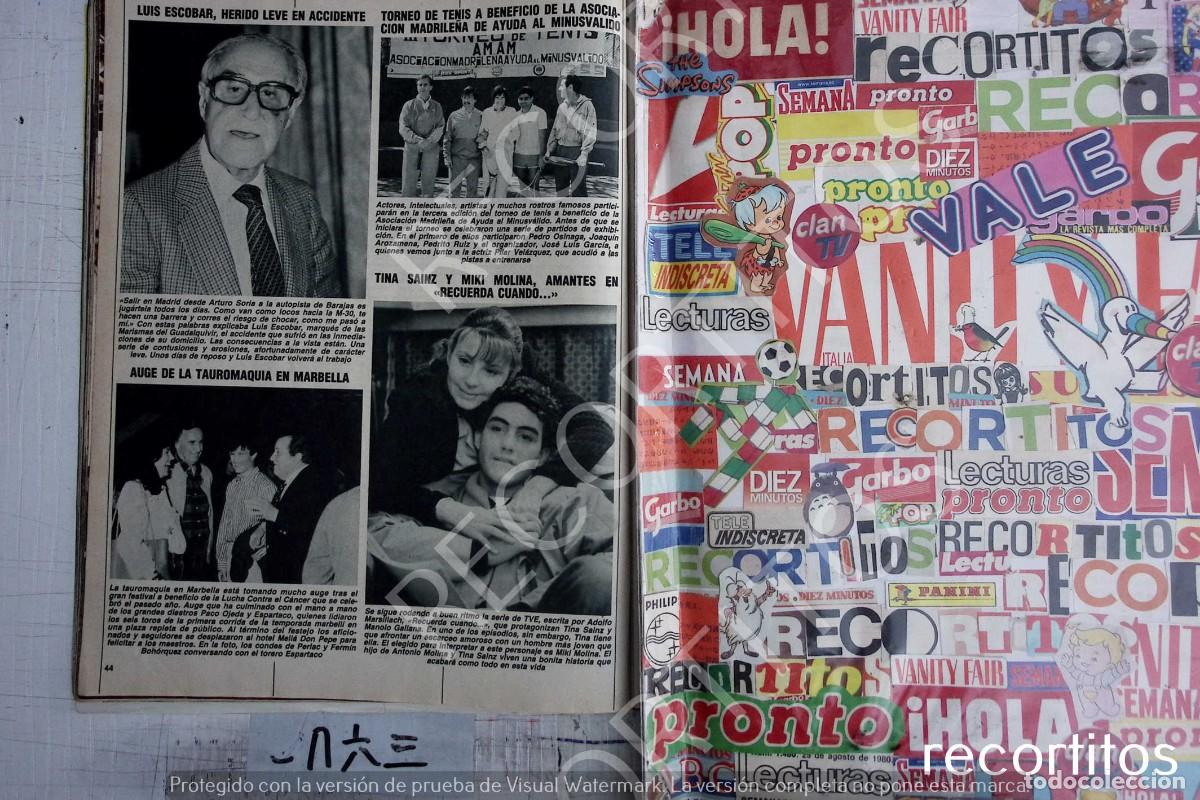 M&uacute;sica de colecci&oacute;n: LUIS ESCOBAR TINA SAINZ MIKI MOLINA