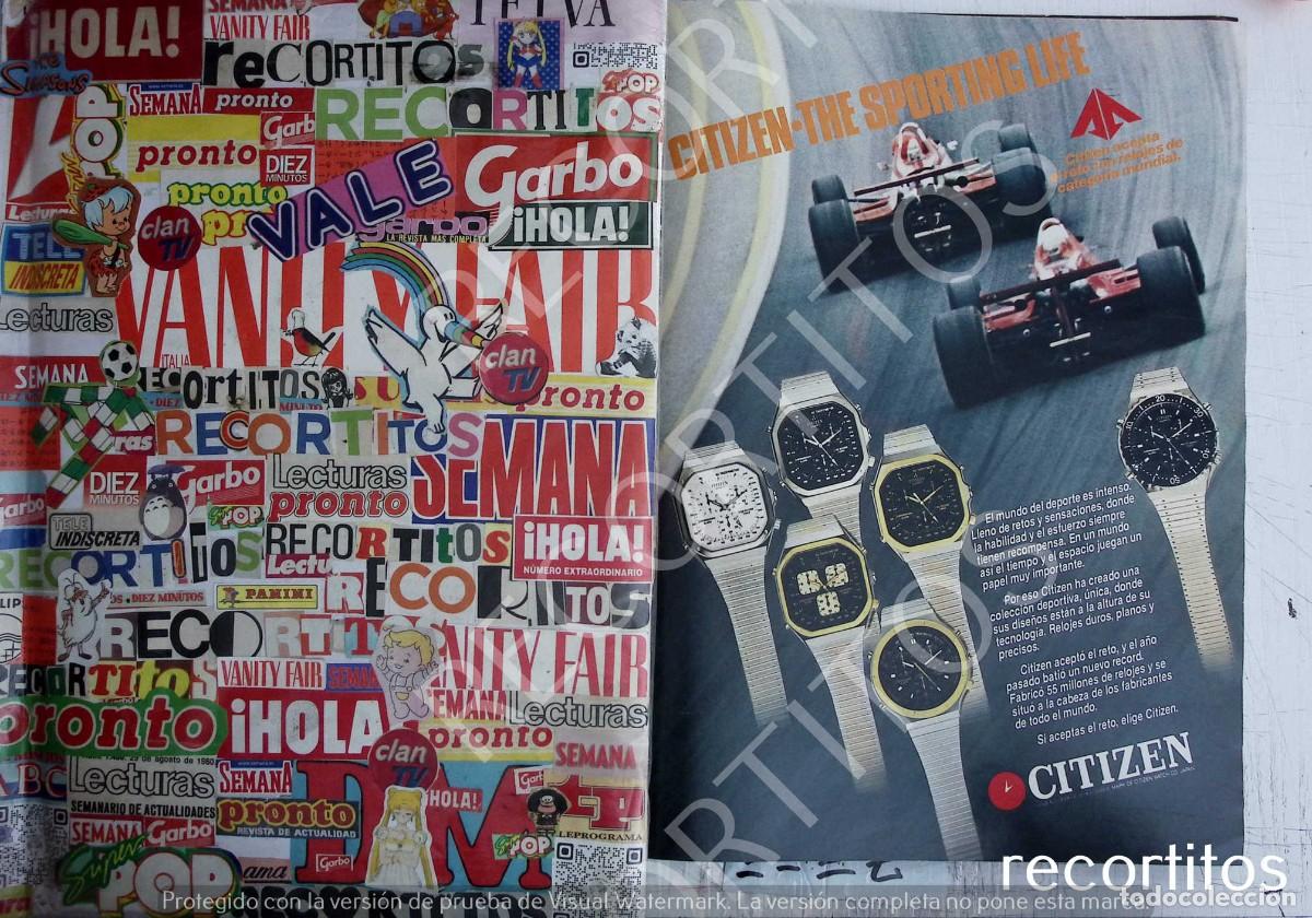 Collectible Music: citizen reloj anuncio publicidad